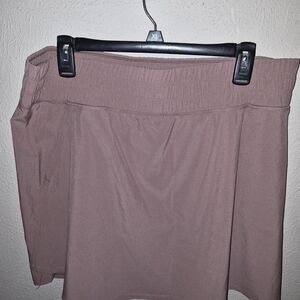 Chic Mauve Mini Skirt